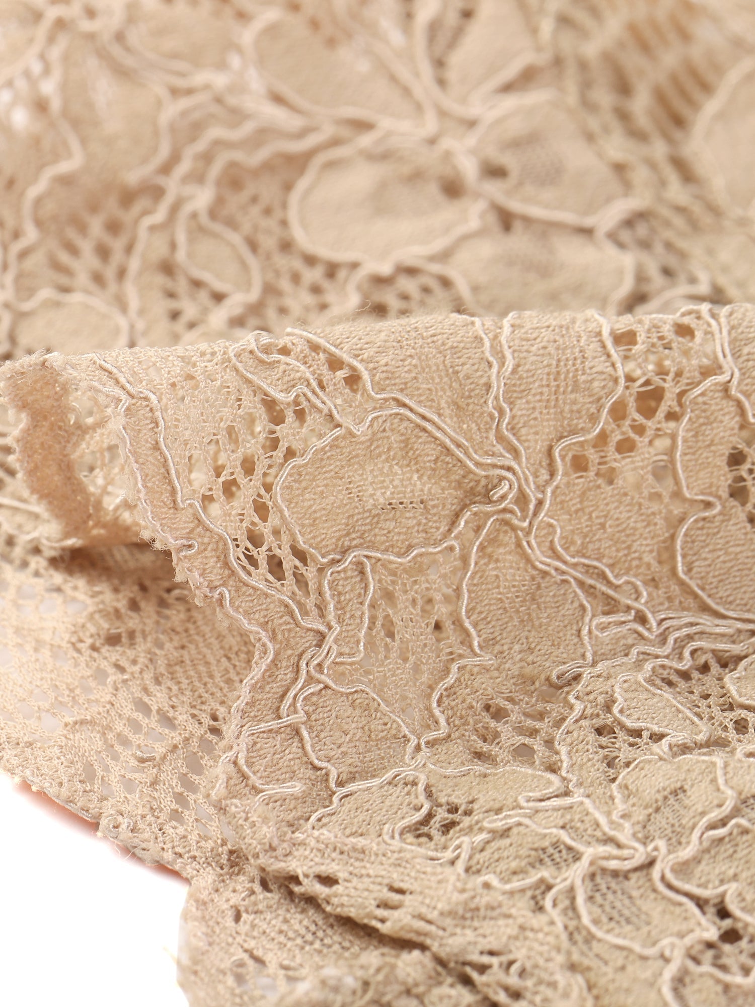 Sheer Floral Elegant 3/4 Sleeve Lace Shrug