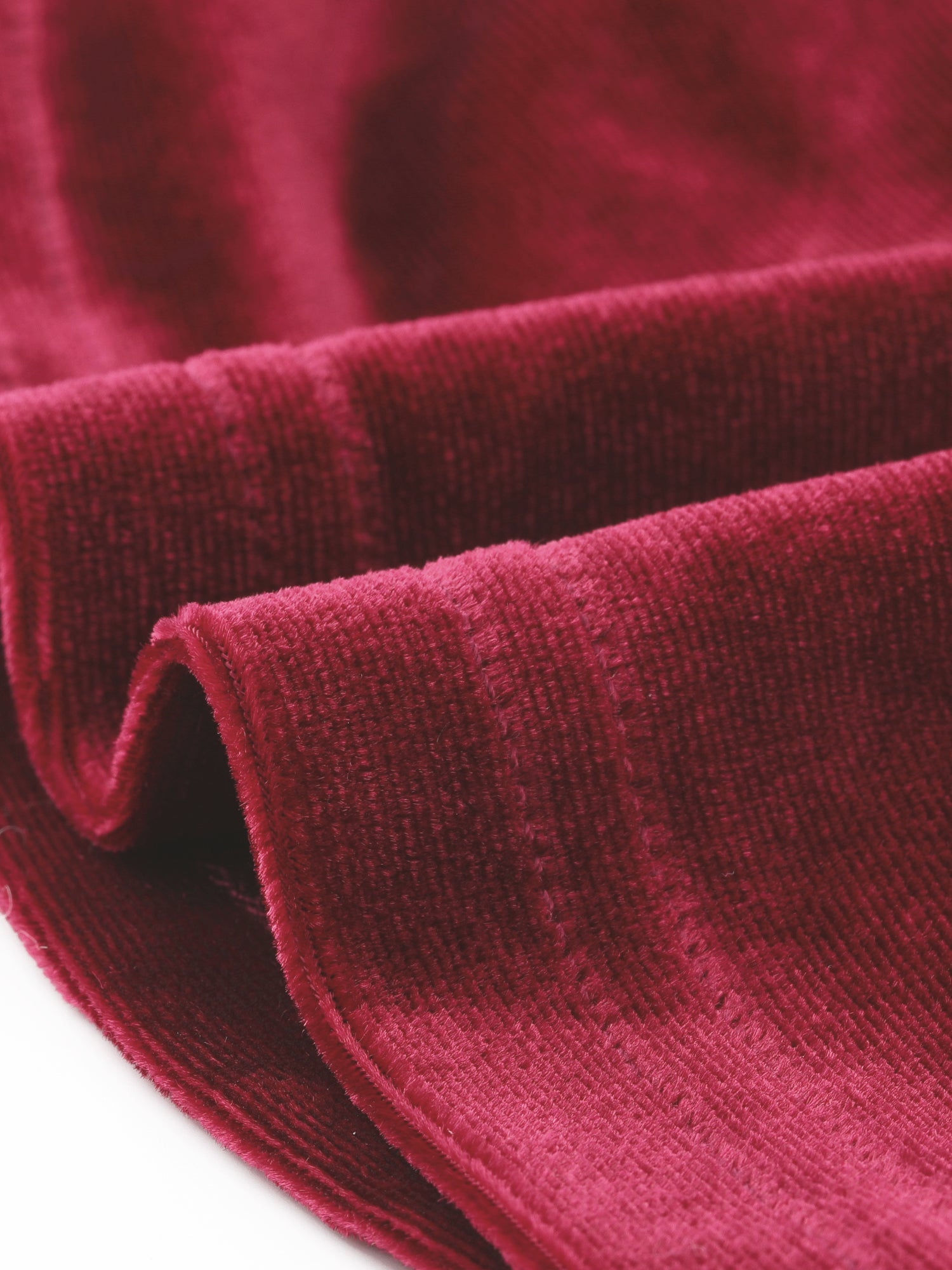 Casual Velvet Long Sleeve Solid Color Sweetheart Neck Blouse