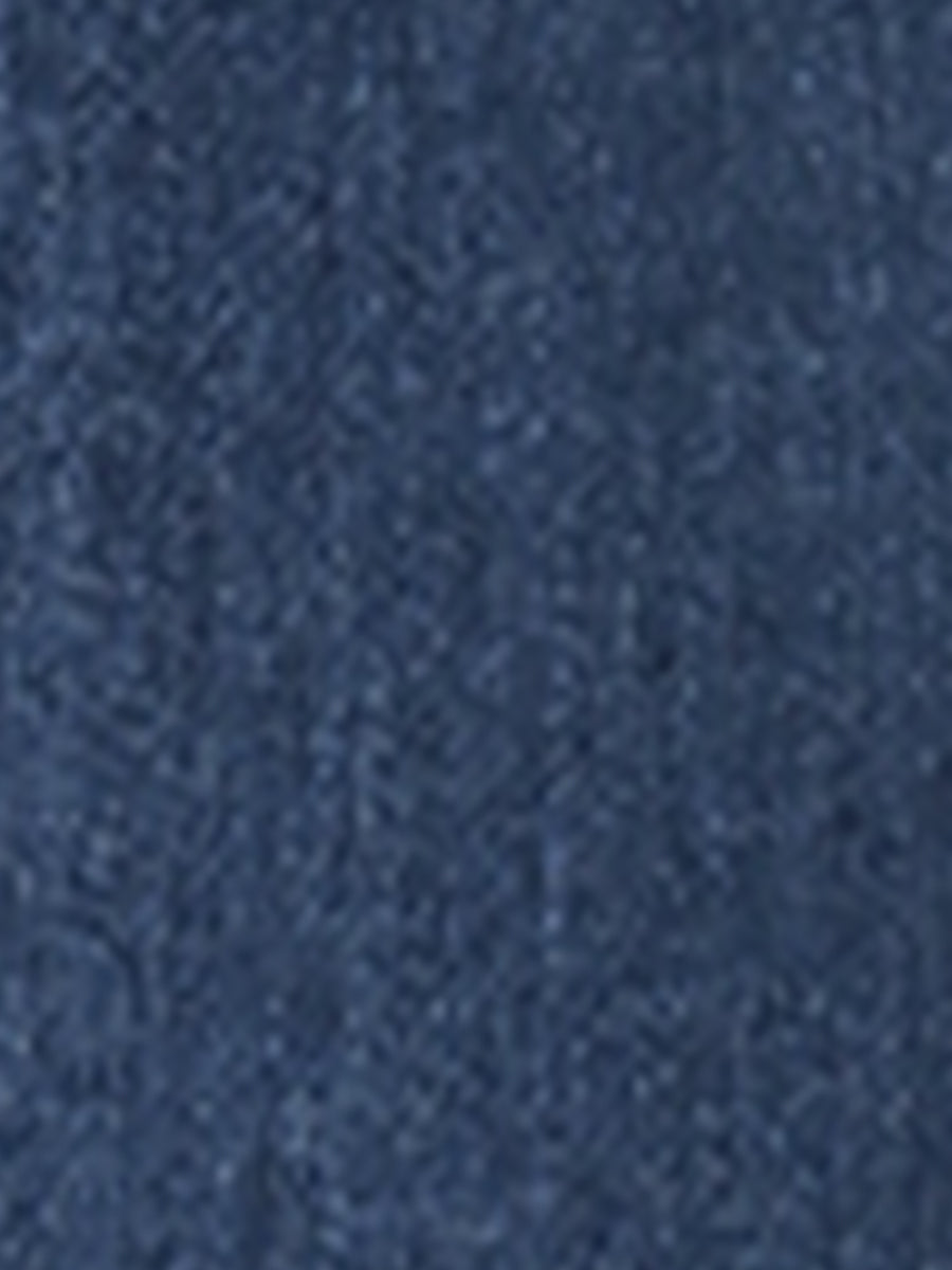 Denim Raw Hem Button Down Midi Jeans Skirt