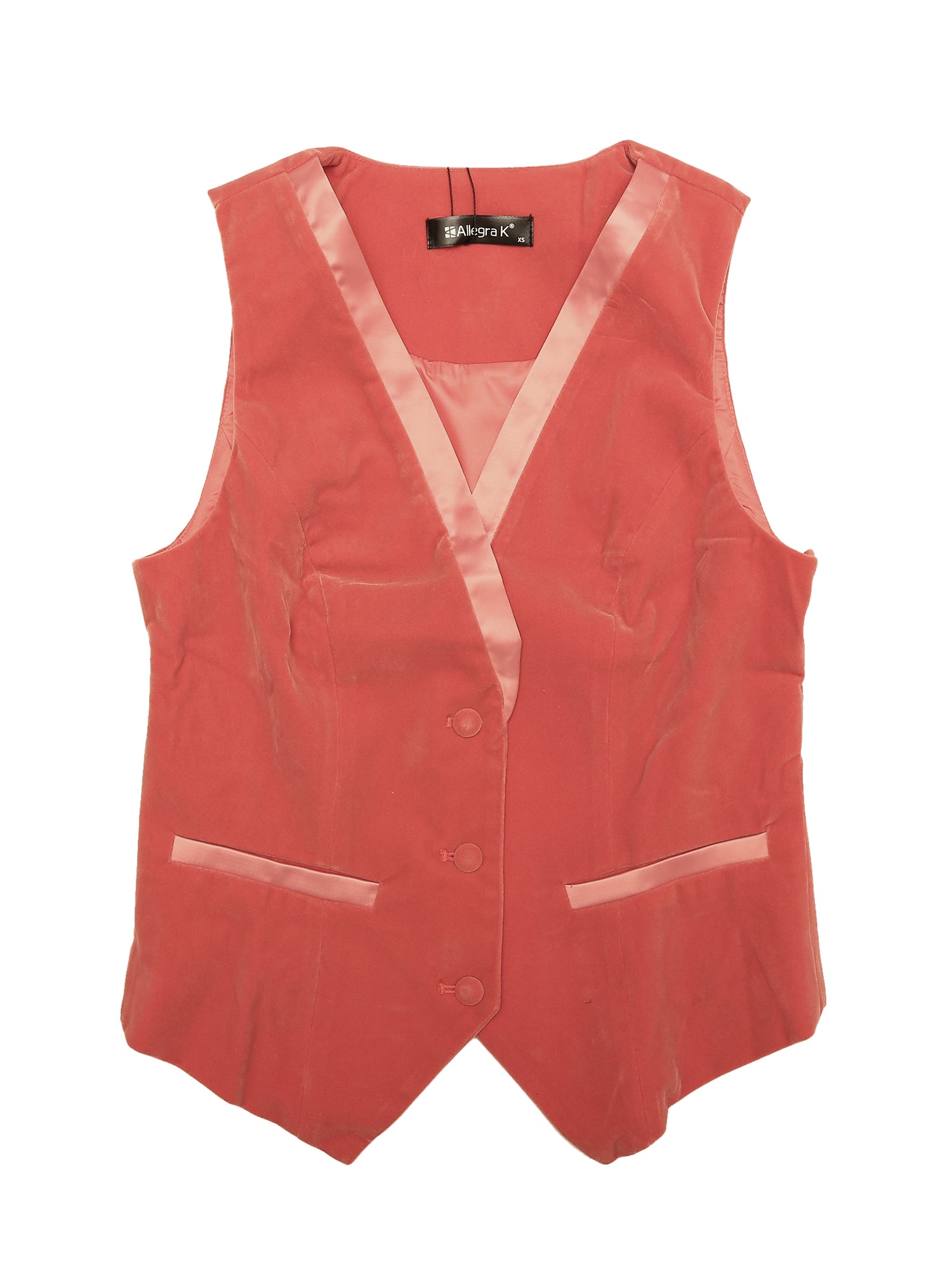 Retro Velvet Waistcoat V Neck Sleeveless Racerback Steampunk Vest