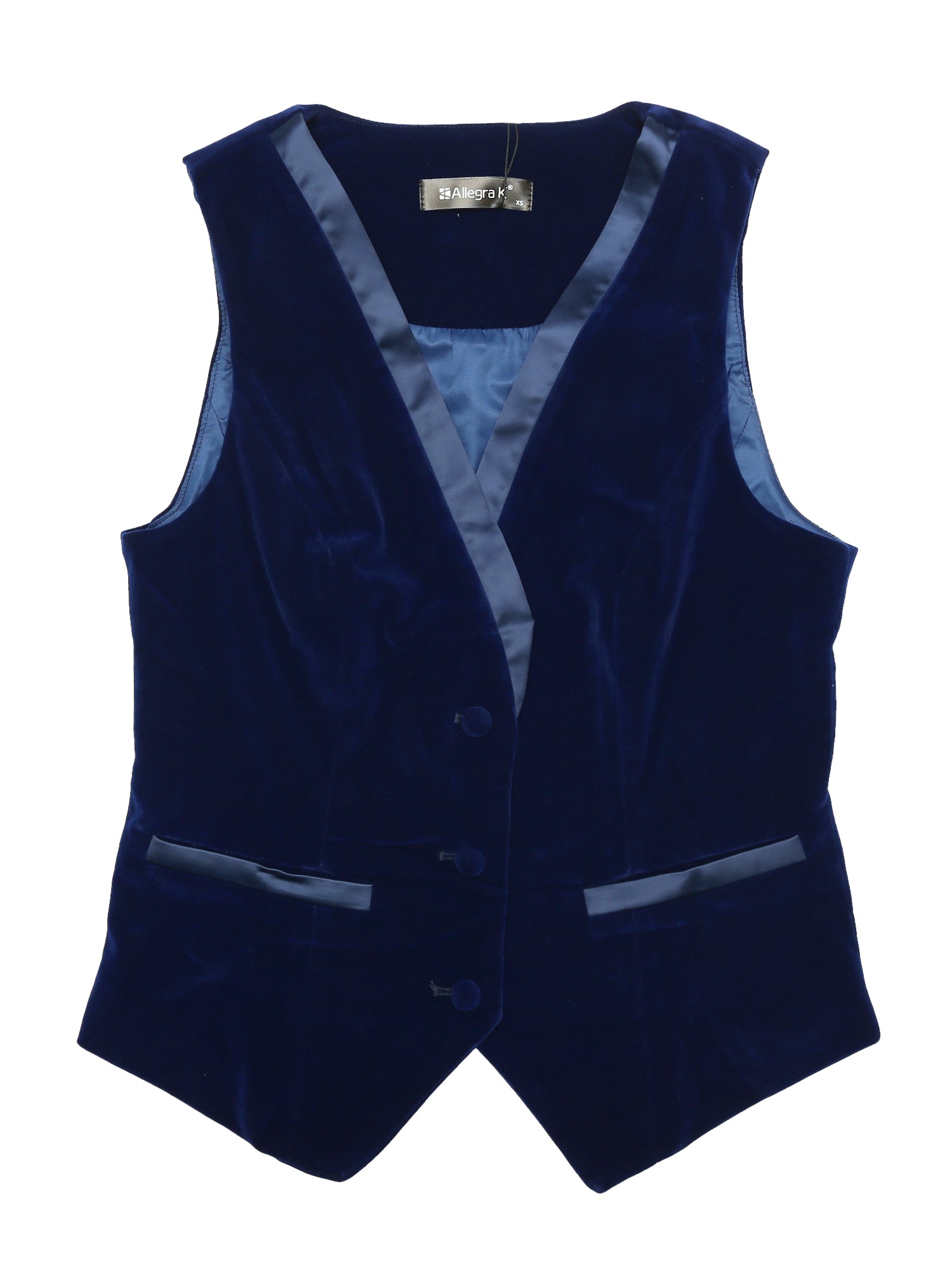 Retro Velvet Waistcoat V Neck Sleeveless Racerback Steampunk Vest