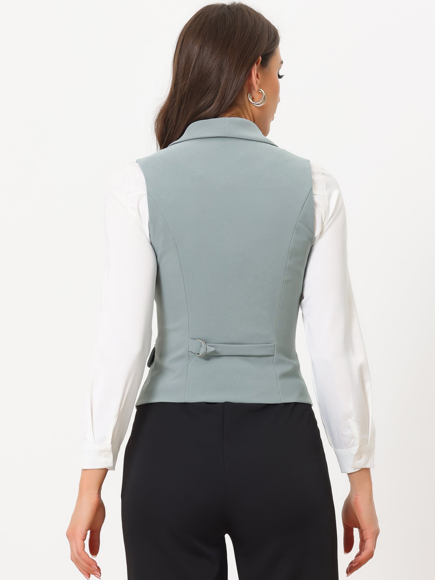 Waistcoat Lapel Collar Dressy Versatile Racerback Suit Vest