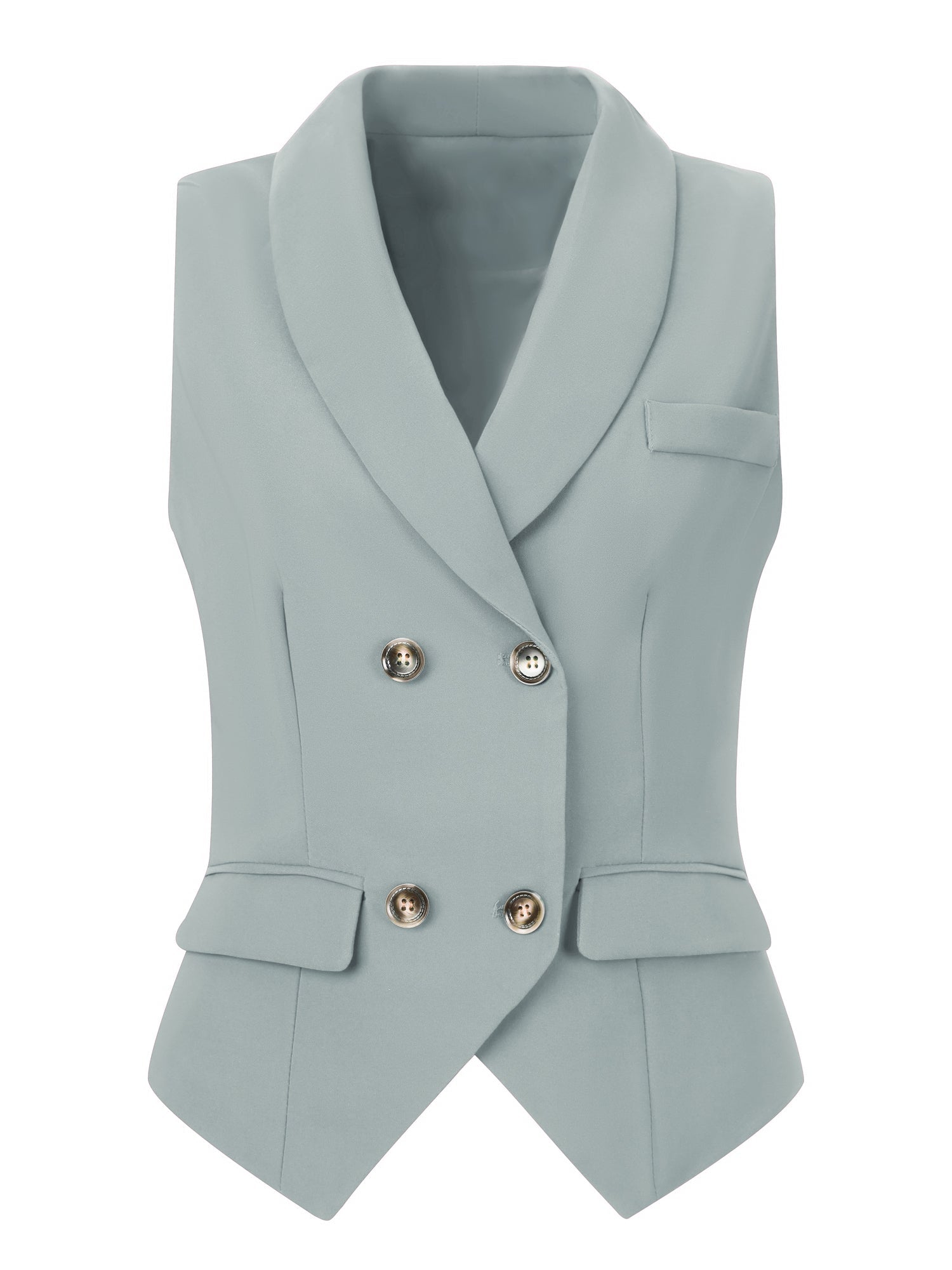 Waistcoat Lapel Collar Dressy Versatile Racerback Suit Vest