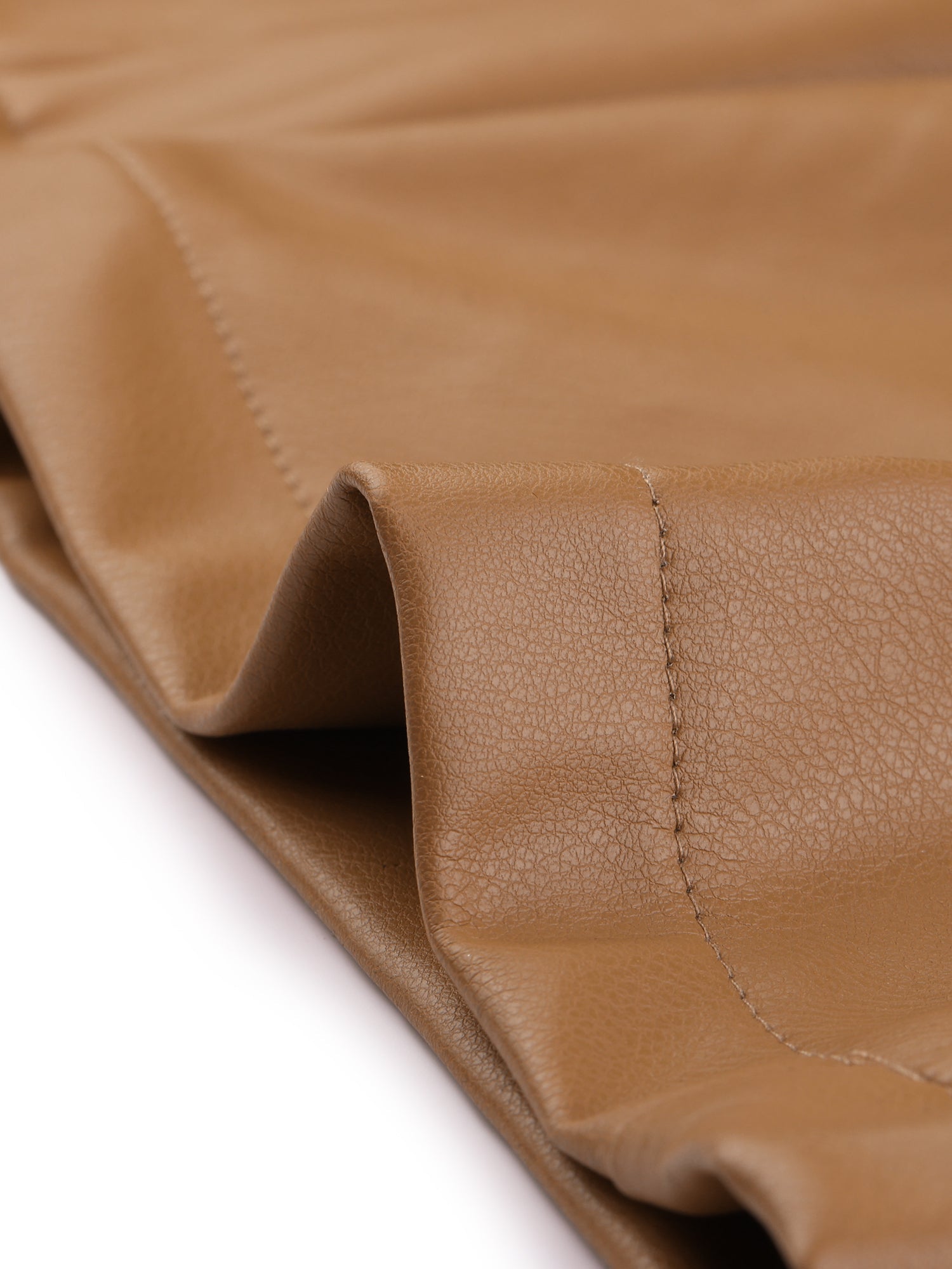 Faux Leather Pants High Waist Straight Leg Casual PU Punk Trousers