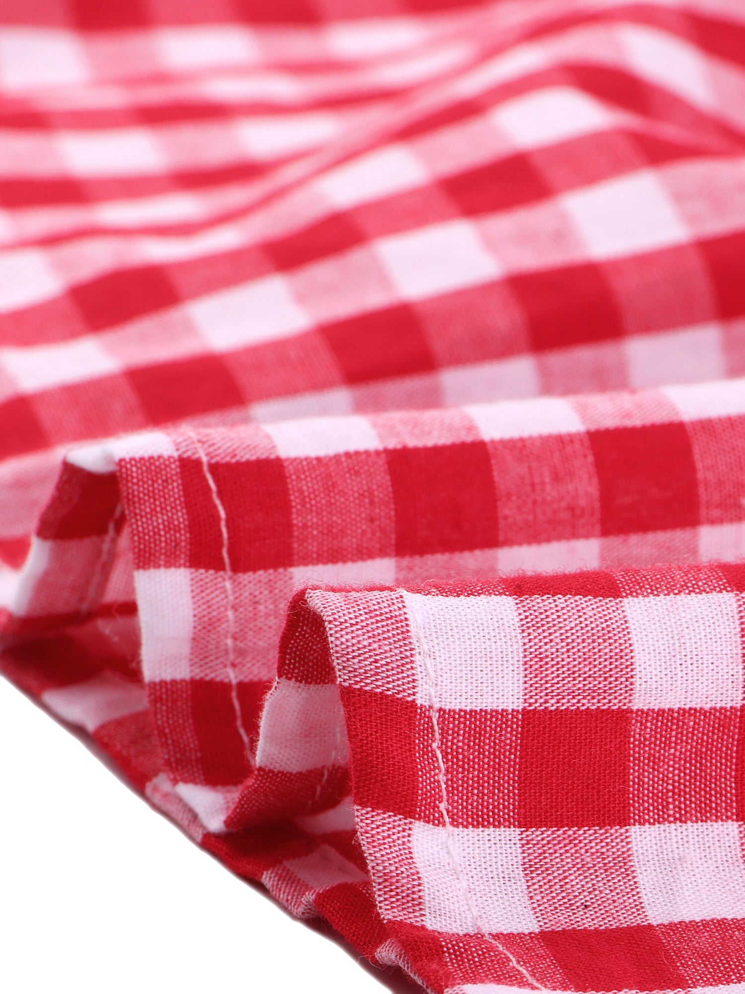 Gingham Peplum Top Summer Square Neck Sleeveless Plaid Blouse