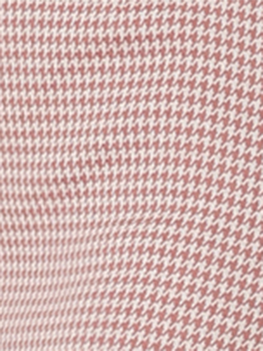 Houndstooth V Neck Long Sleeve Elegant Sheath Dresses