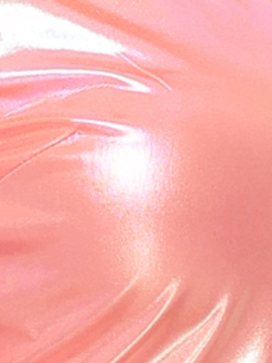 Metallic Crop Tops Mock Neck Zip Up Shiny Holographic Tank Top