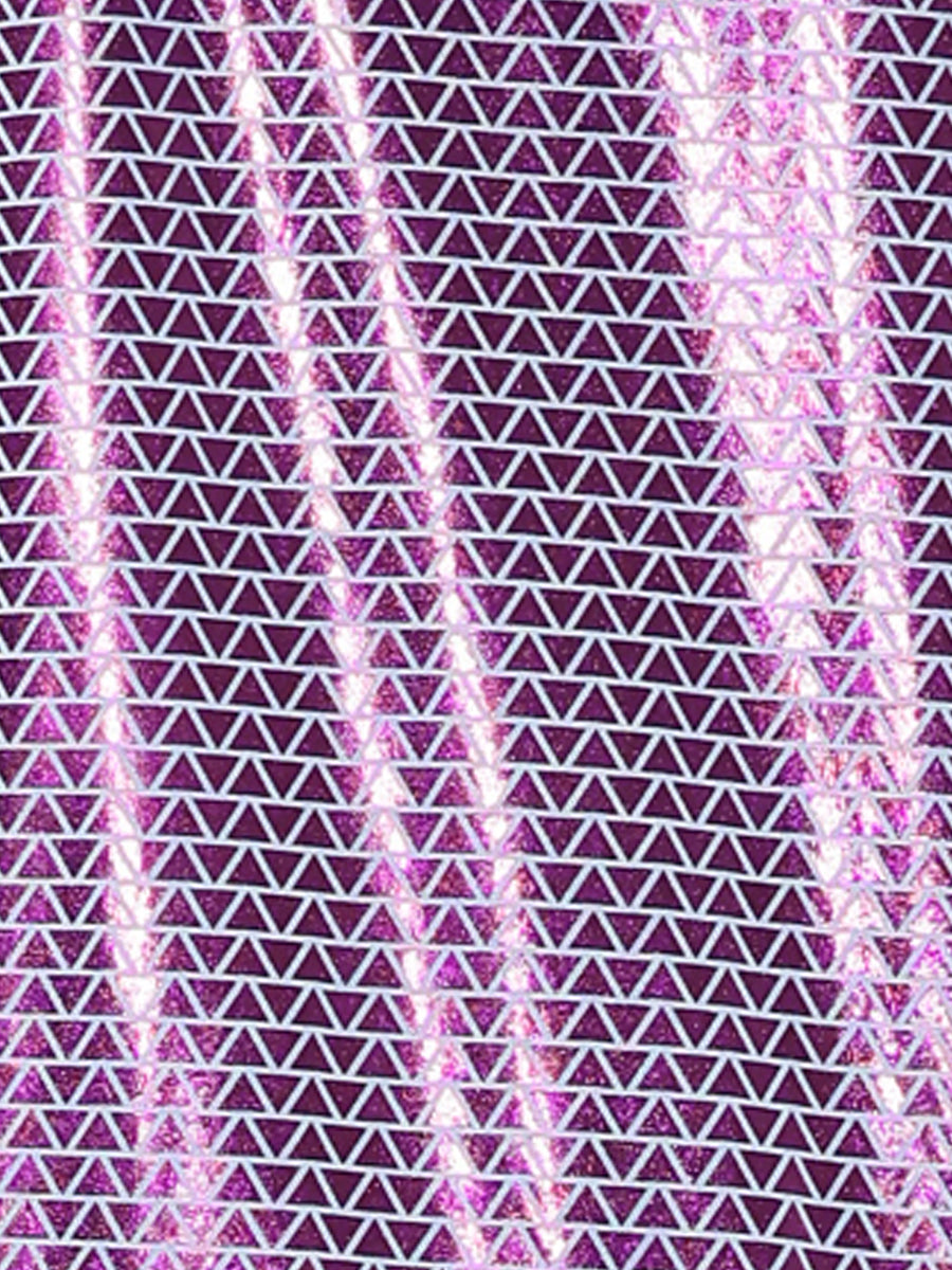 Holographic Party Shiny Lightweight Zipper Hooded Metallic Jacket