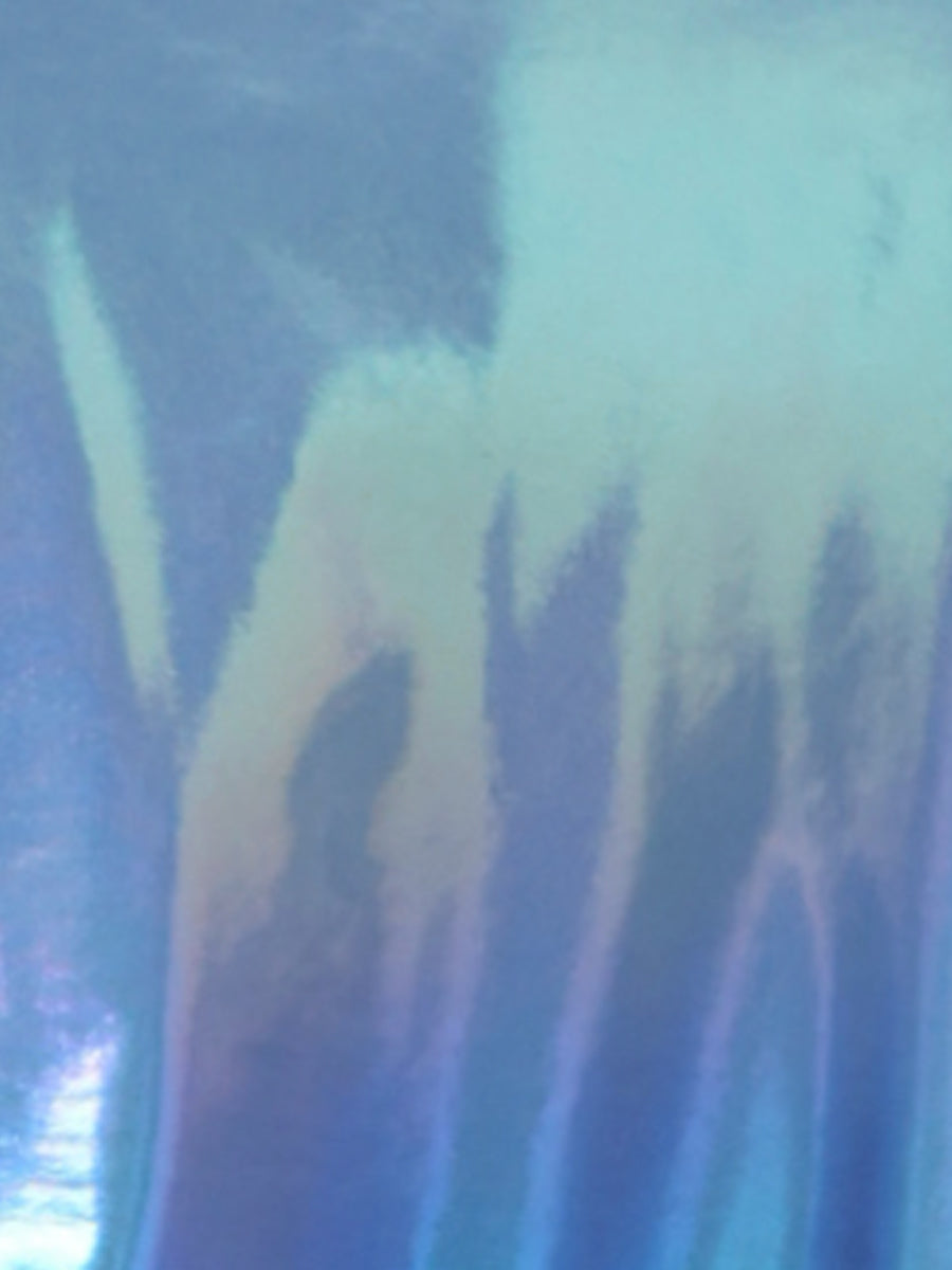 Holographic Long Sleeve Lightweight Zipper Metallic Jacket