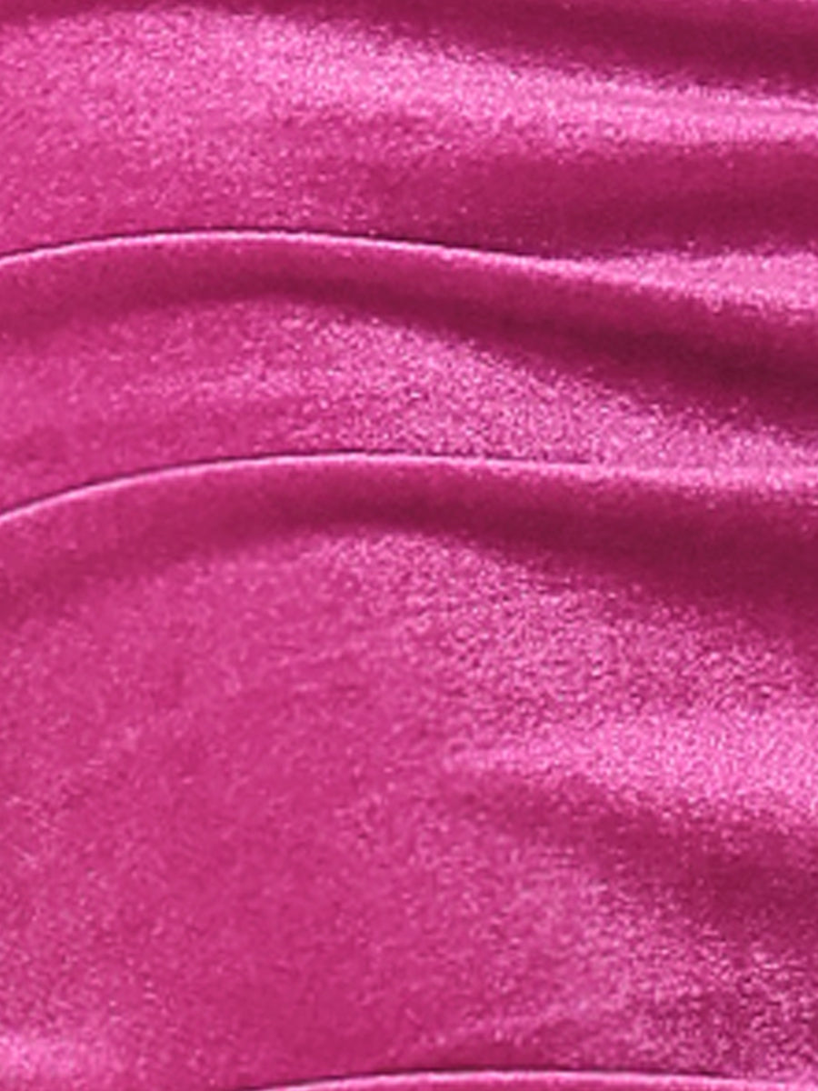 Solid Velvet Party Bodycon Mini Ruched Skirt
