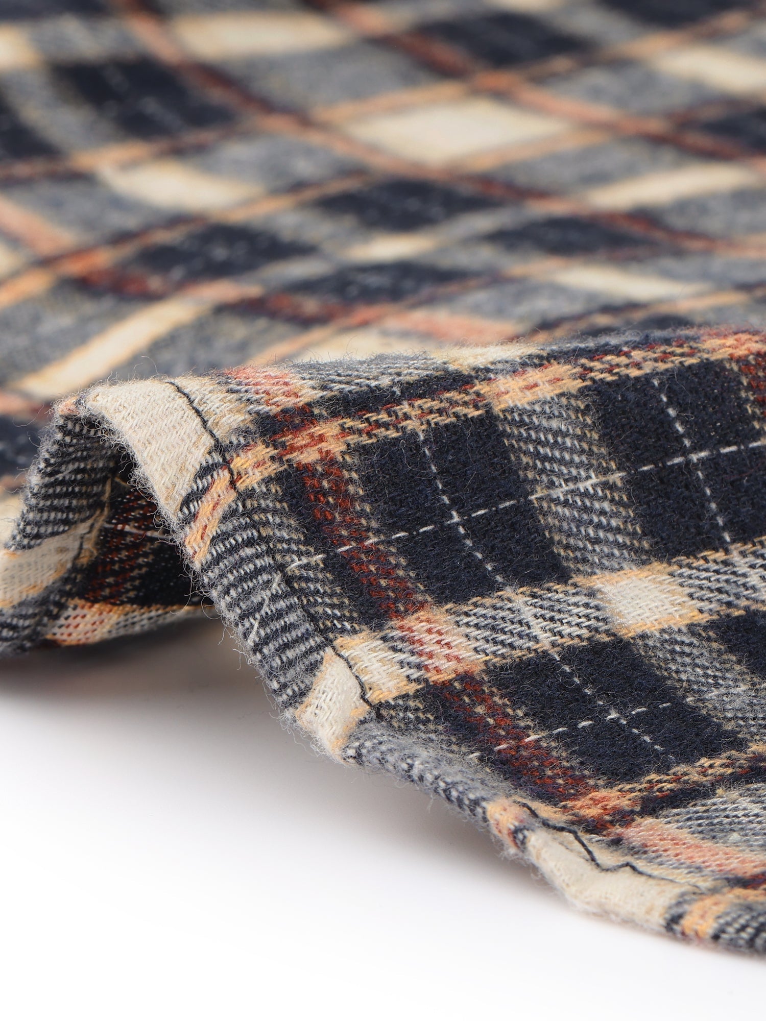 Cotton Classic Button Down Plaid Short Sleeve Shirt