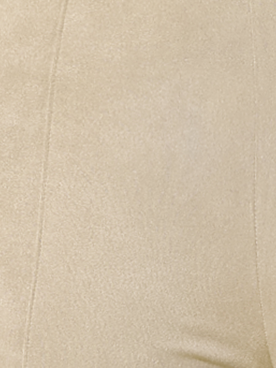 Faux Suede Wide Leg Casual Business Flared Bell Pants