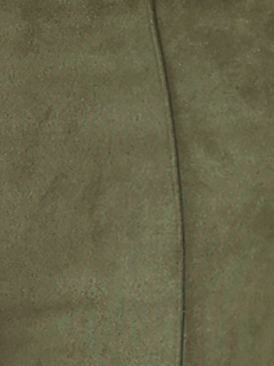 Faux Suede Wide Leg Casual Business Flared Bell Pants