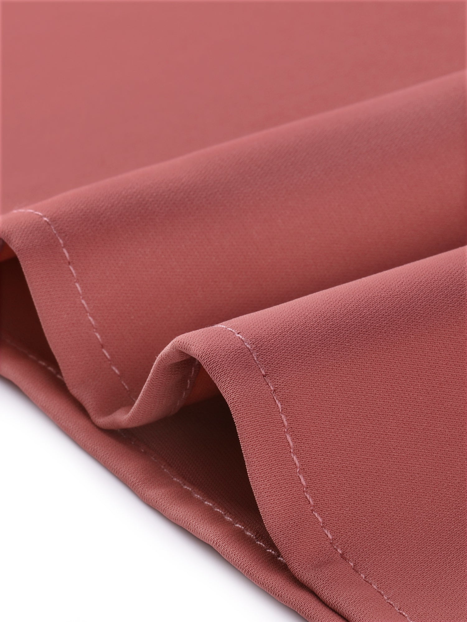 Office Keyhole Pleated 3/4 Sleeve Chiffon Blouse