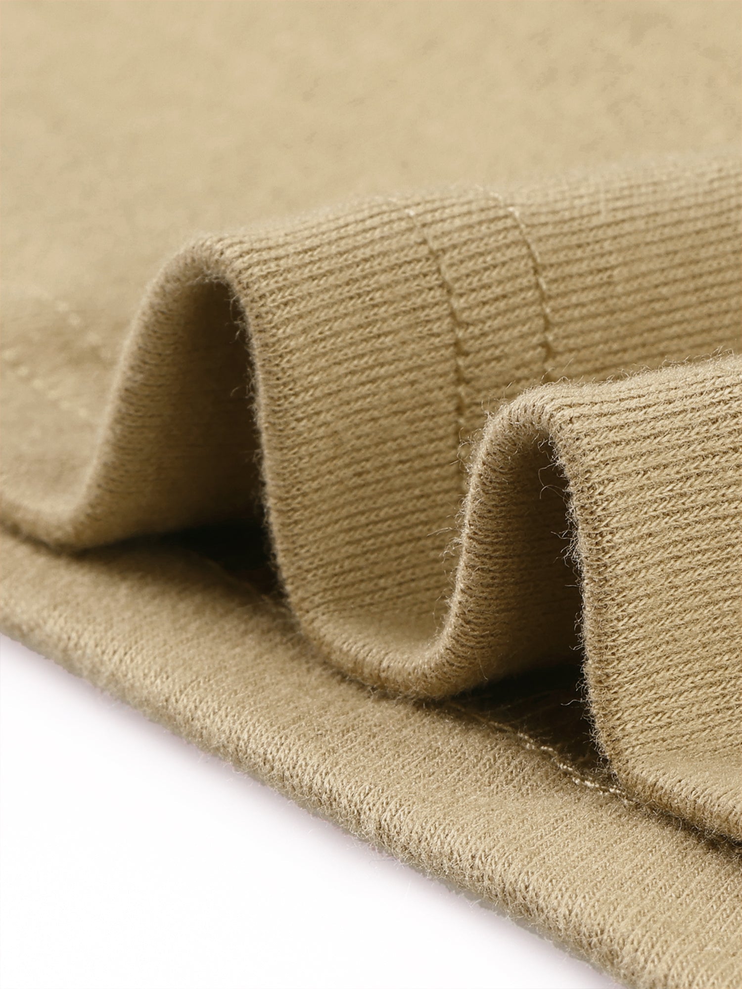 3/4 Sleeve Solid Knitted Button Decor Ruched Blouse