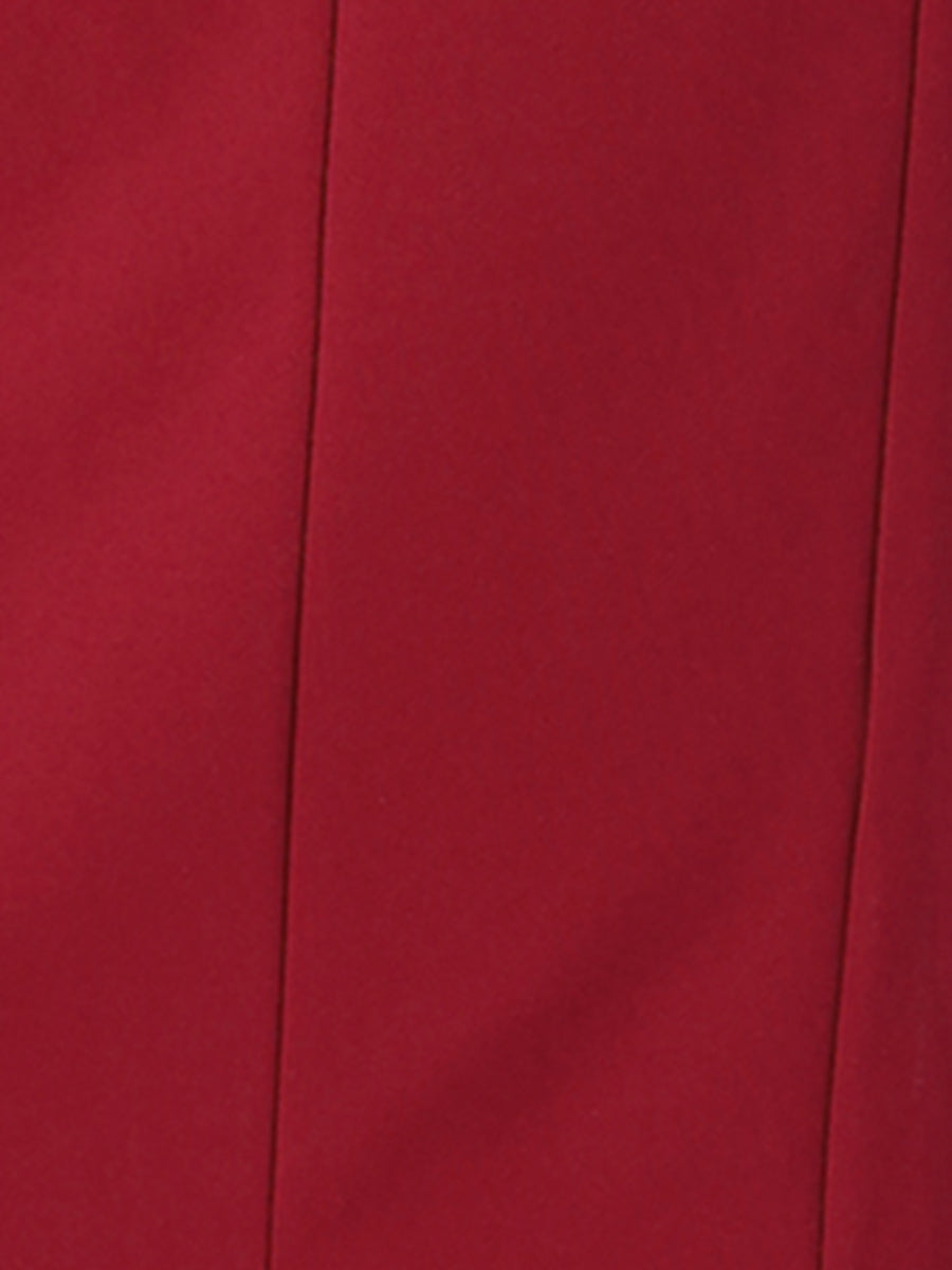 3/4 Sleeve Notch Neck Slim Fit Work Pencil Midi Dress