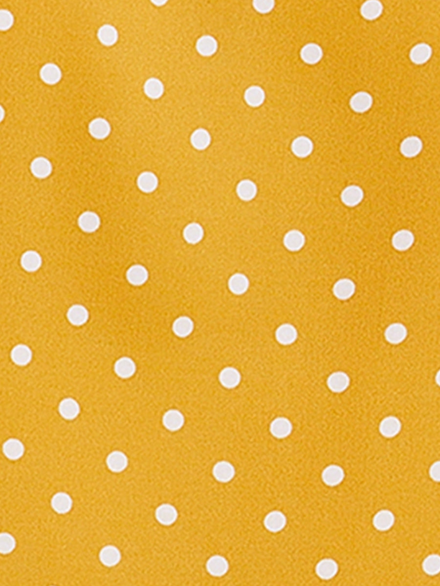 Peter Pan Collar Vintage Polka Dots Short Sleeves Blouse