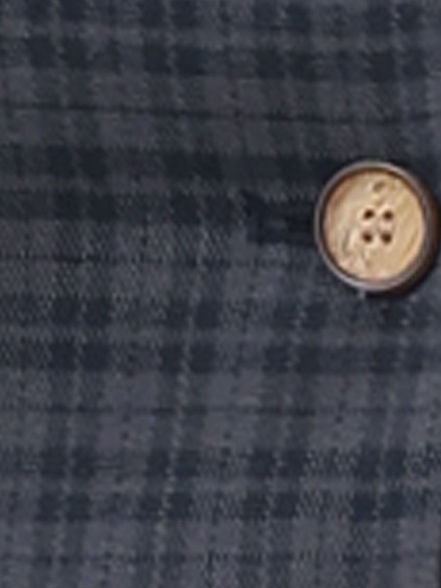 Plaid Waistcoat Notched Lapel Collar Single Breasted Vintage Vest