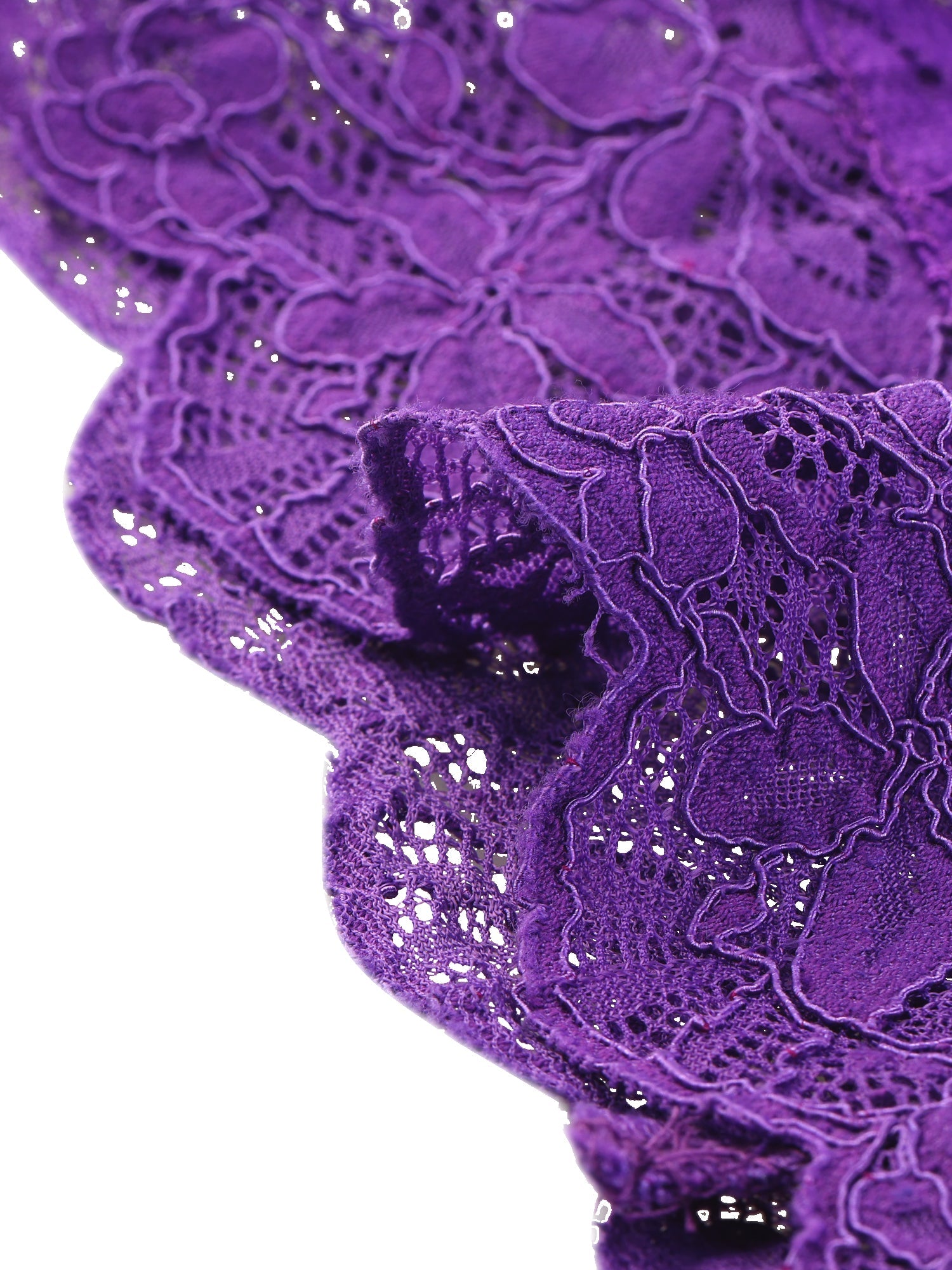 Sheer Floral Elegant 3/4 Sleeve Lace Shrug