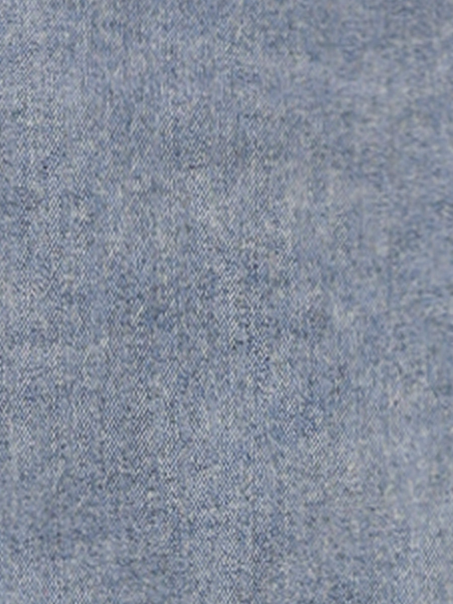 Casual Denim Classic Stand Collar Long Sleeve Jean Jacket