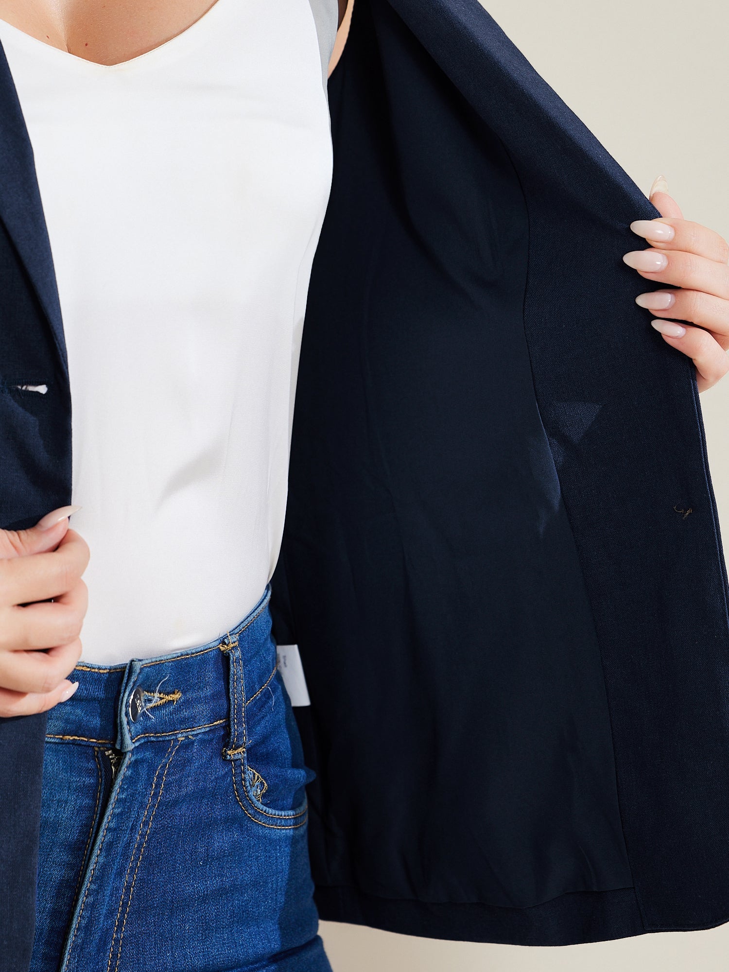 Sleeveless Business Casual Linen Work Office Vest
