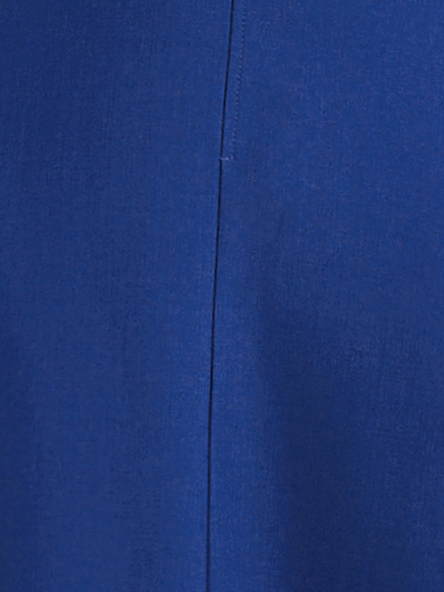 Side Zipper High Waist Elegant Flared A Line Midi Skirt