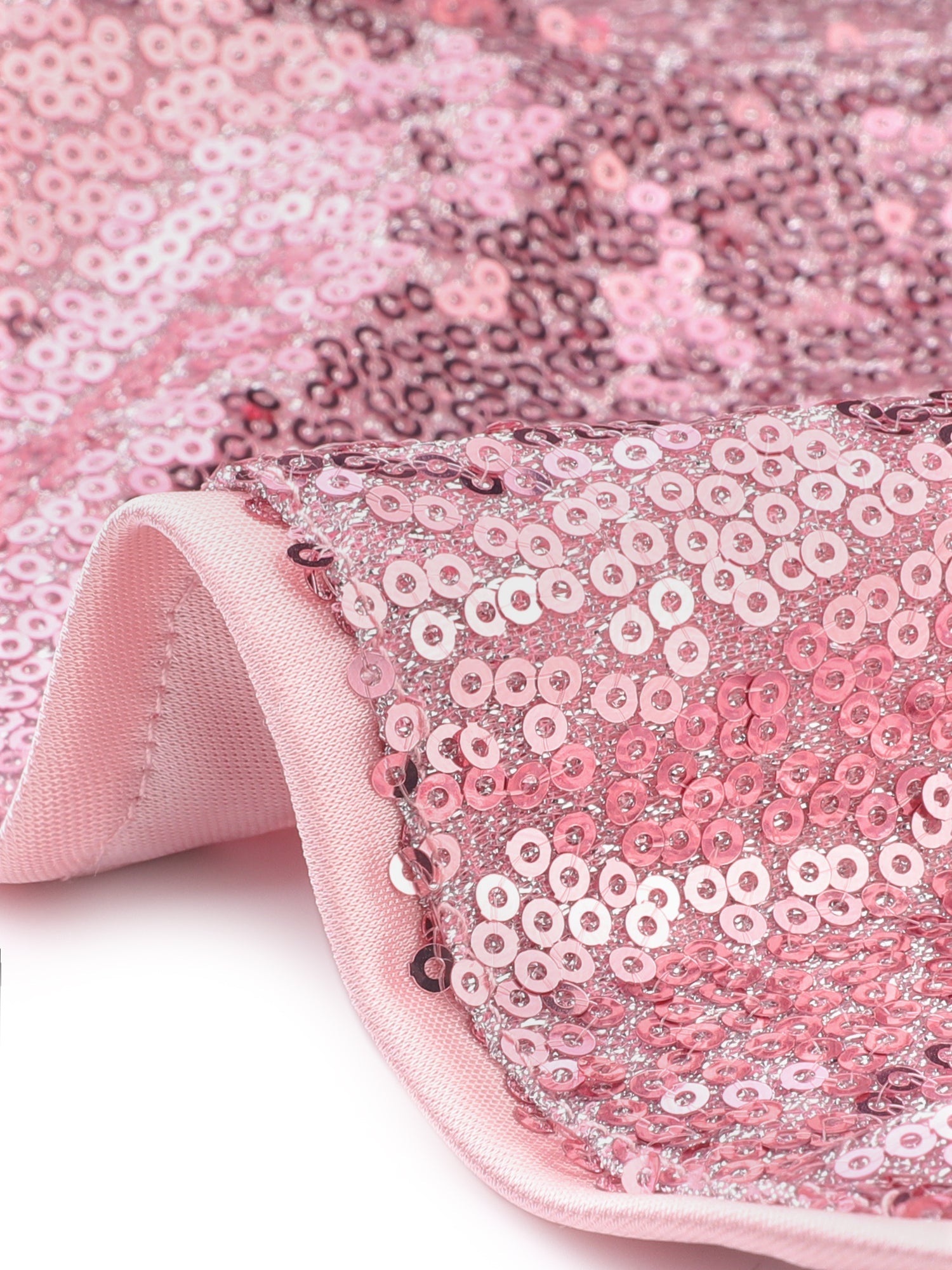 Sequin Midrise Solid Sparkle Cocktail Zipper Elastic Waist Shorts