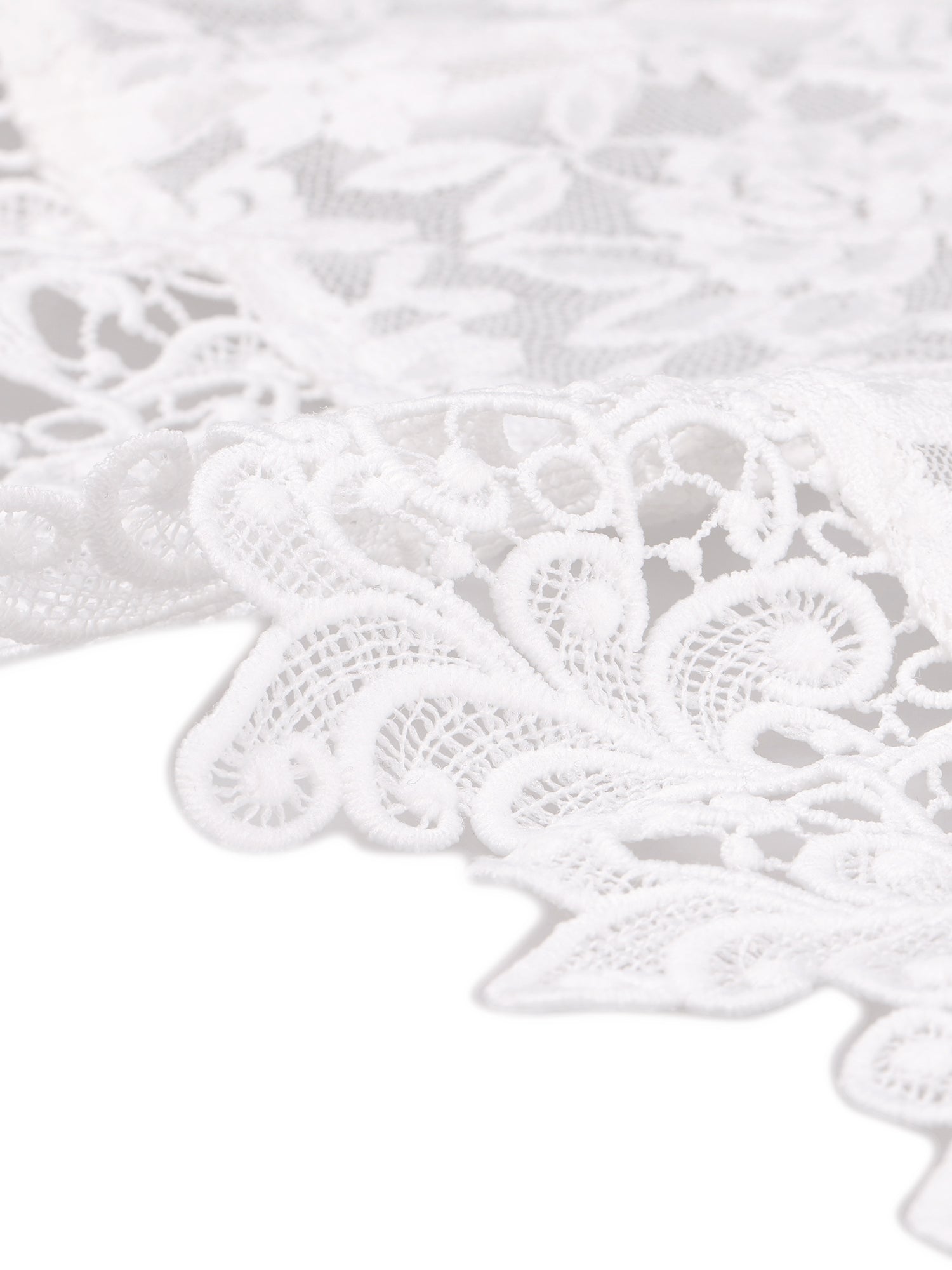 Floral Lace Evening 3/4 Sleeves Formal Elegant Bolero Shrugs
