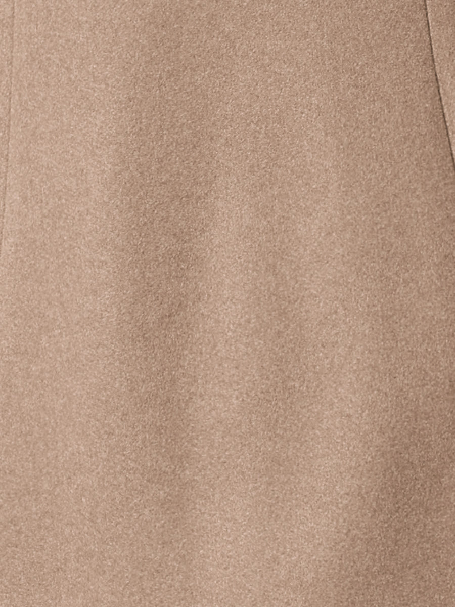 Lapel Collar Buttoned Outerwear Elegant Work Winter Coat