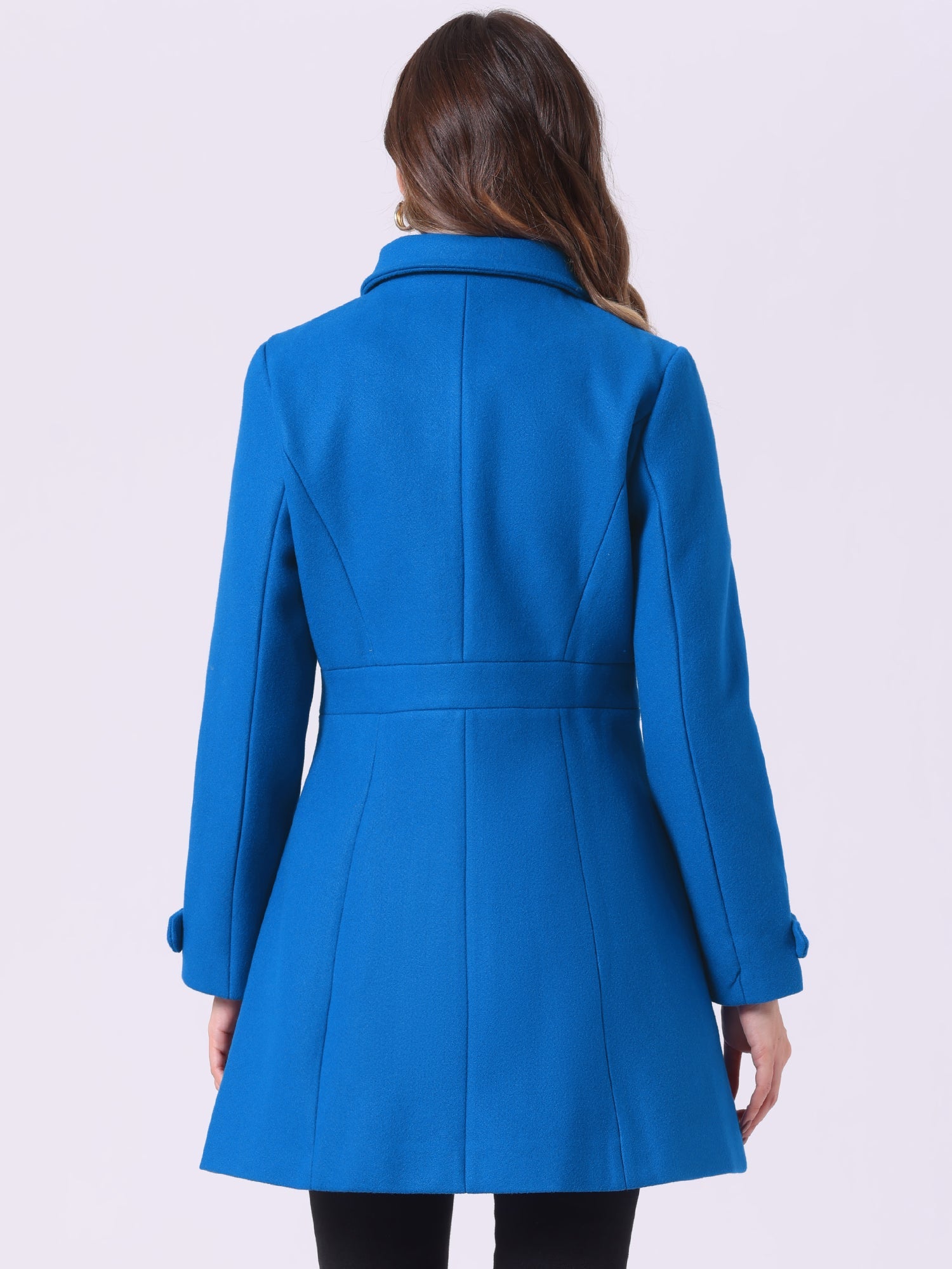 Winter Classic Outwear Overcoat with Pockets Single Breasted Coat