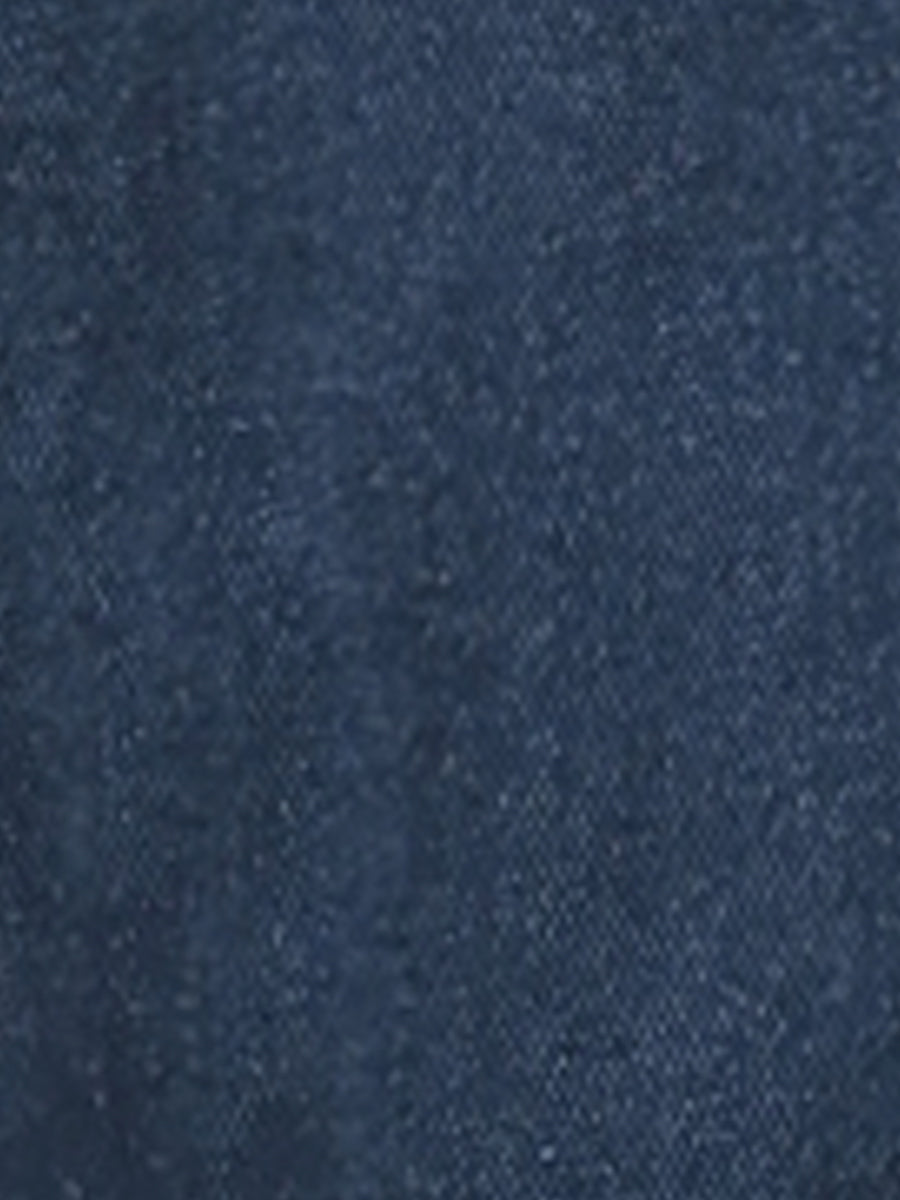 Casual Short Puff Sleeves Button-Down Jean Denim Jacket