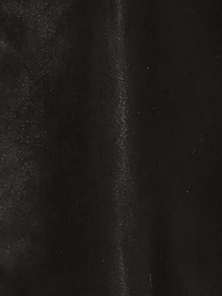 Velvet Notched Lapel Double-Breasted Long Outerwear Winter Coats