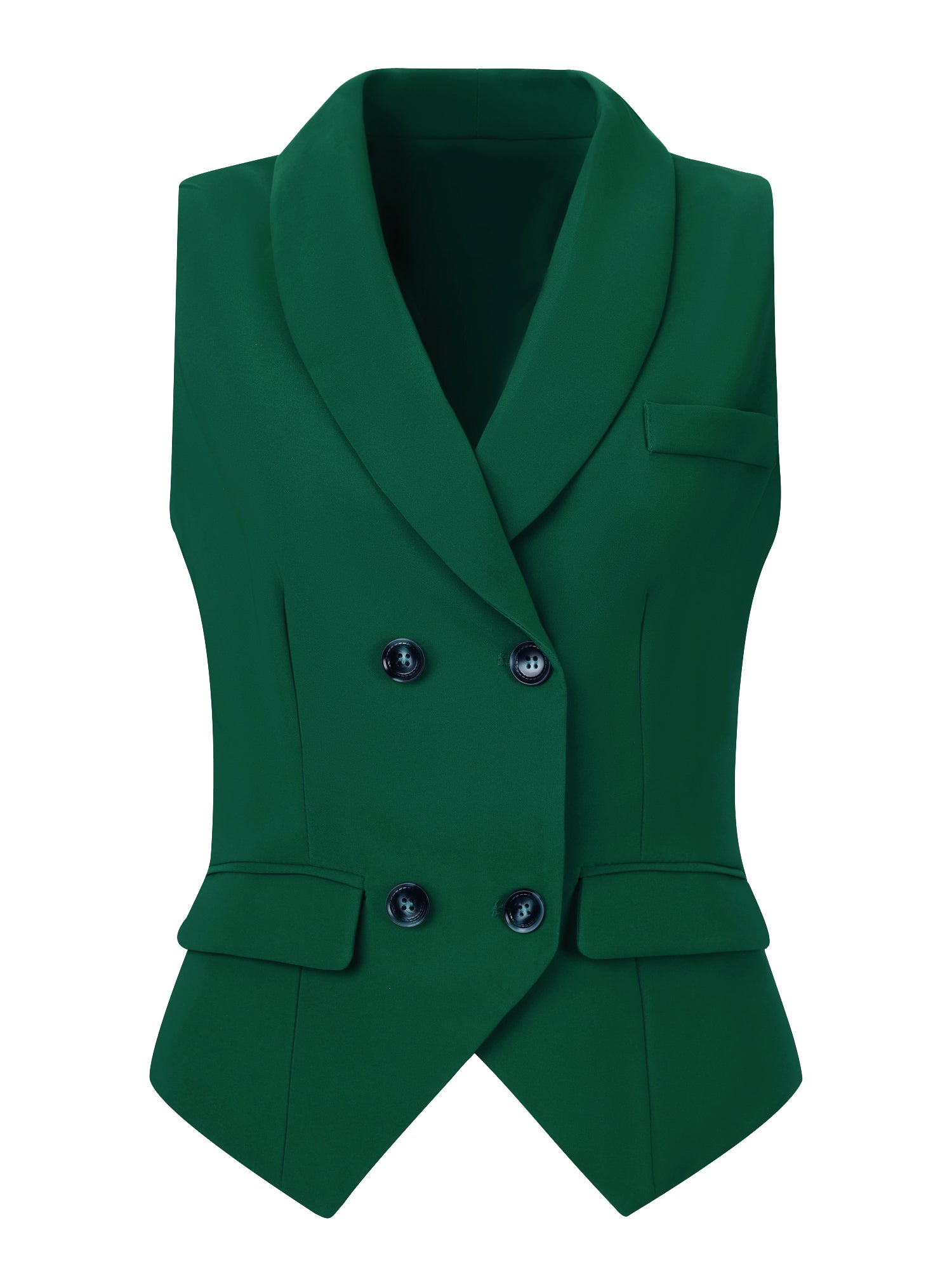 Waistcoat Lapel Collar Dressy Versatile Racerback Suit Vest