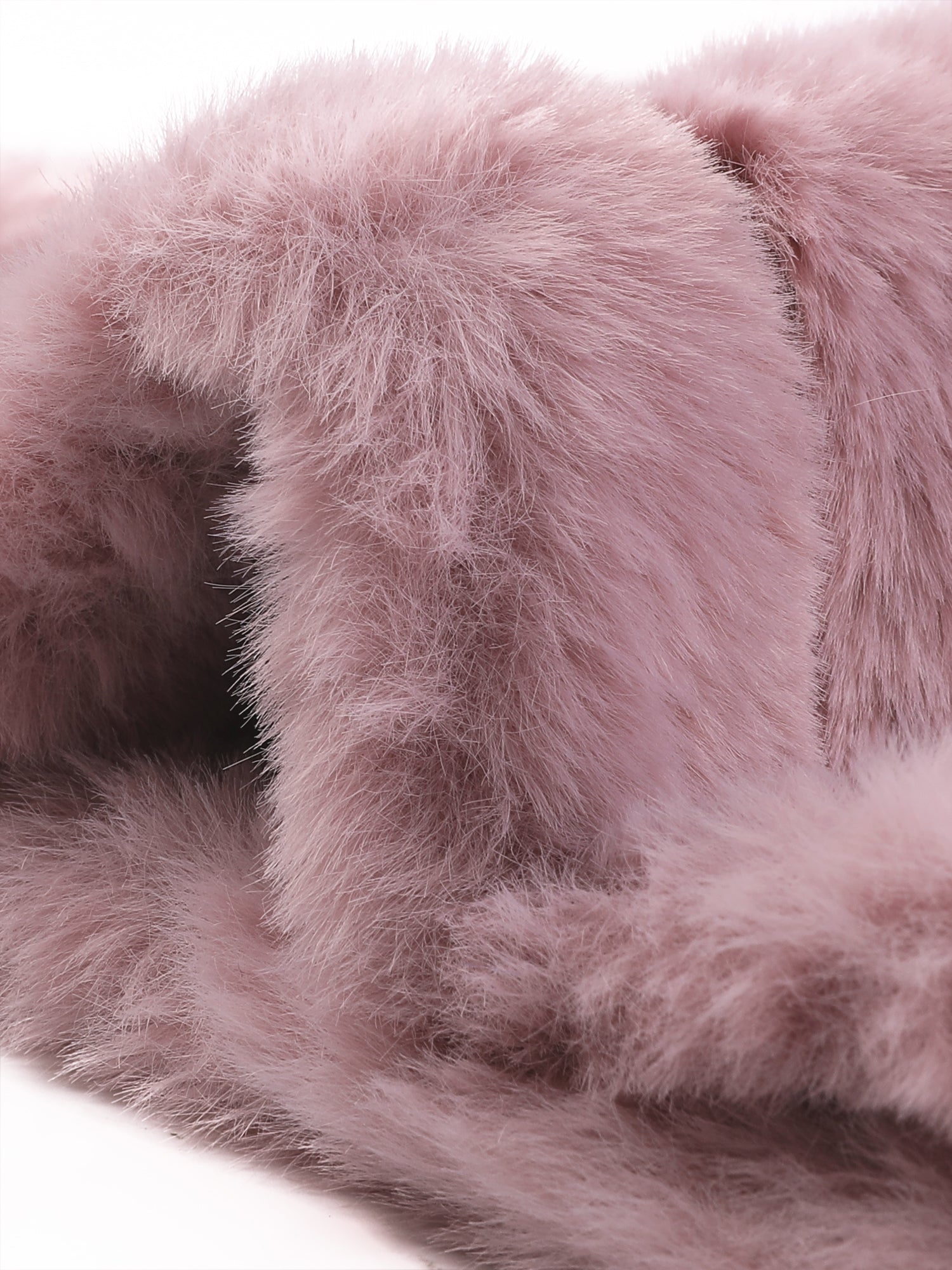Fluffy Vest Jacket Stand Collar Sleeveless Faux Fur Coat