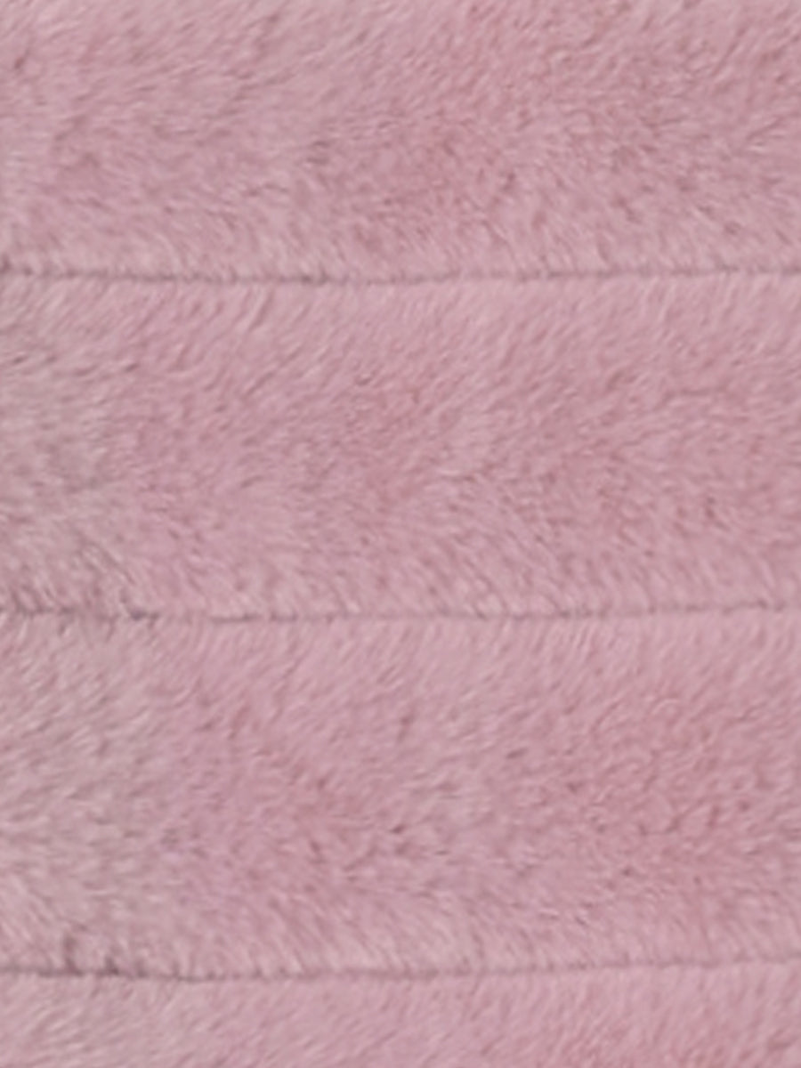 Fluffy Vest Jacket Stand Collar Sleeveless Faux Fur Coat