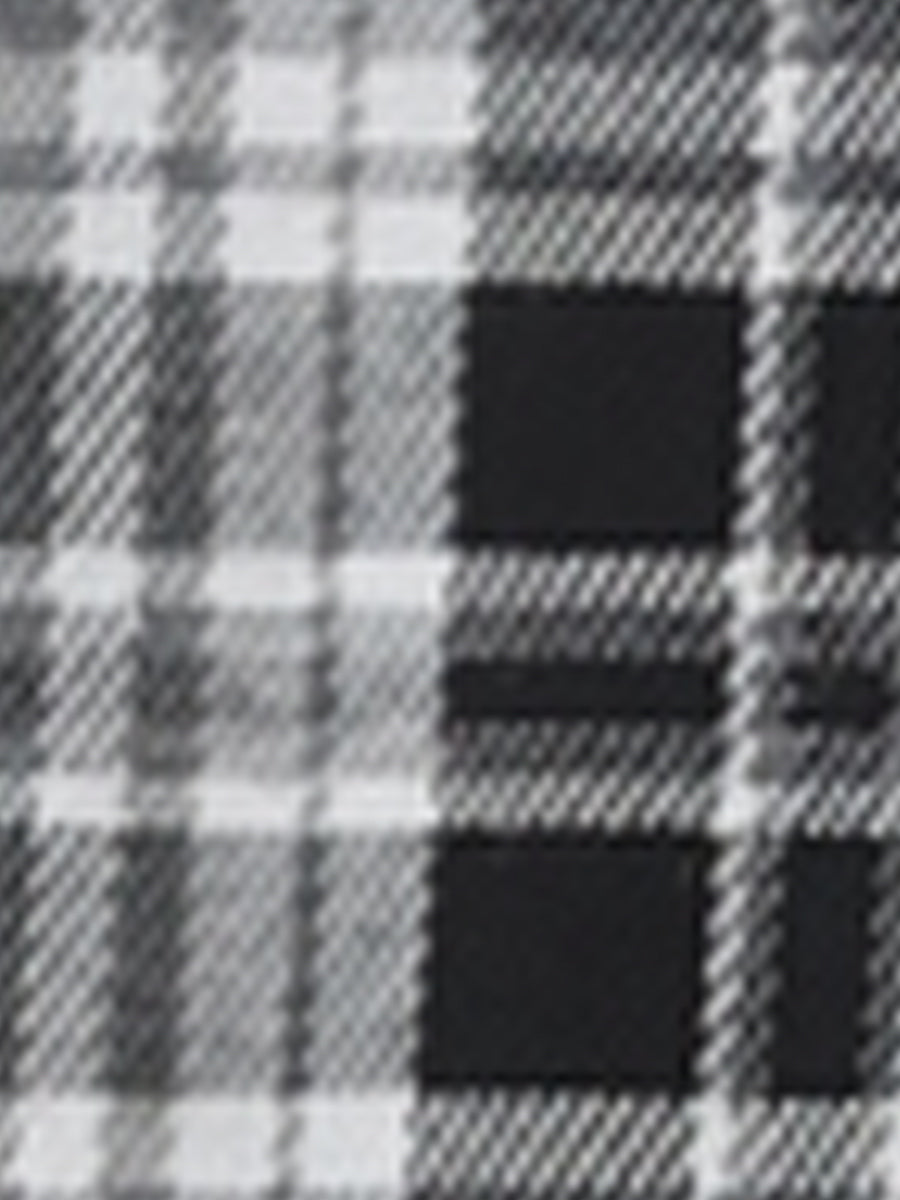 Plaid Overall Tartan Pinafore Suspender Midi Skirt