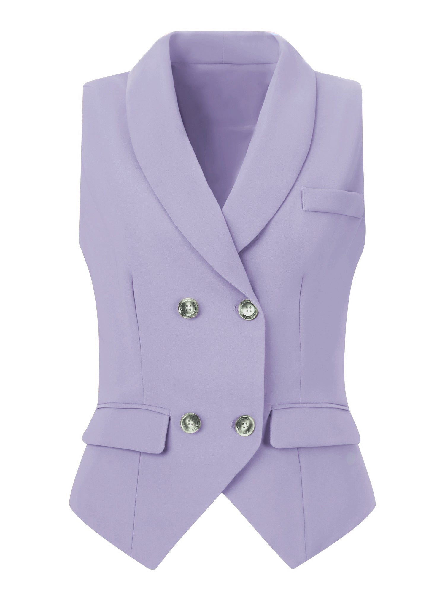 Waistcoat Lapel Collar Dressy Versatile Racerback Suit Vest