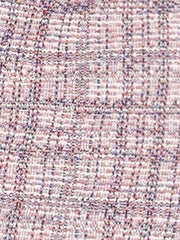 Tweed Plaid Boat Neck Sleeveless Midi Sheath Dress