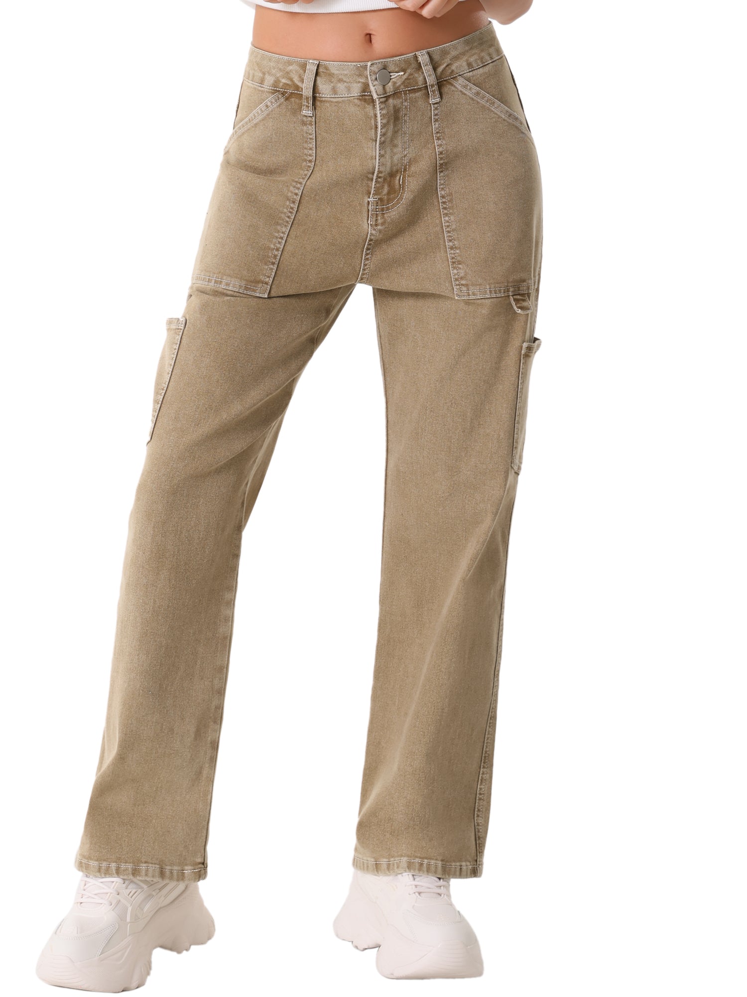 High Waist Baggy Y2K Street Casual Cargo Pants