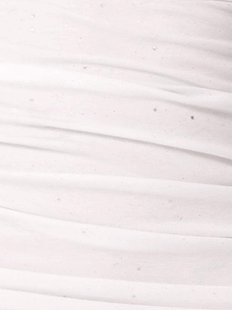 Sexy Tie Halter Neck Backless Sparkly Ruched Bodycon Dress