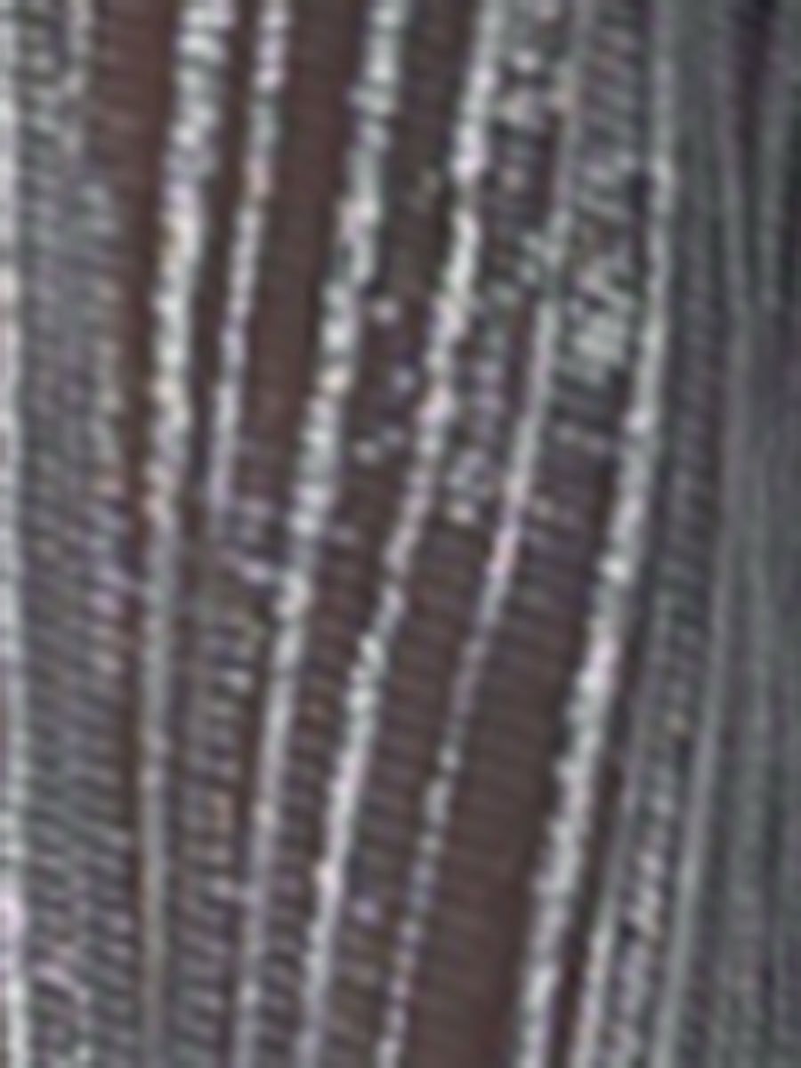 Mesh Short Sleeve Mesh Metallic Party See Through Crop Shirt