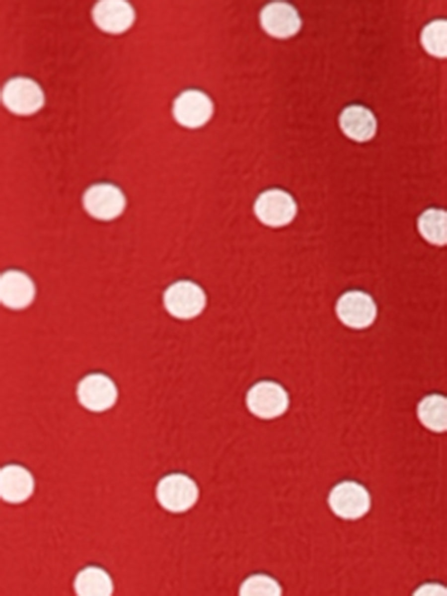 Short Sleeve Tops Vintage Polka Dots Button Up Shirt