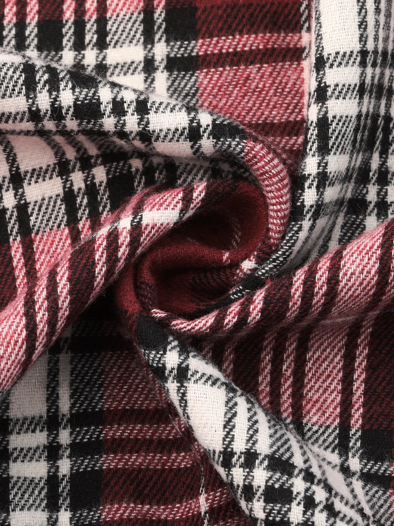 Button Down Cotton Classic Western Plaid Shirt