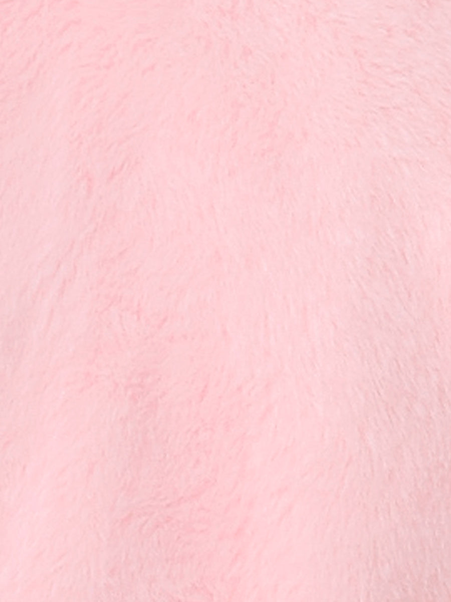 Evening Open Front Bolero Shrug Cropped Faux Fur Jacket