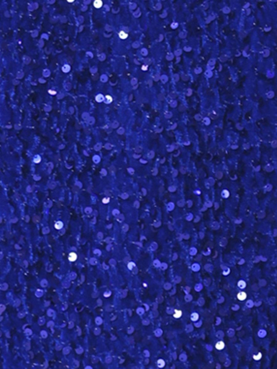 Long Sleeve Glitter Party Sequin Open Front Jacket