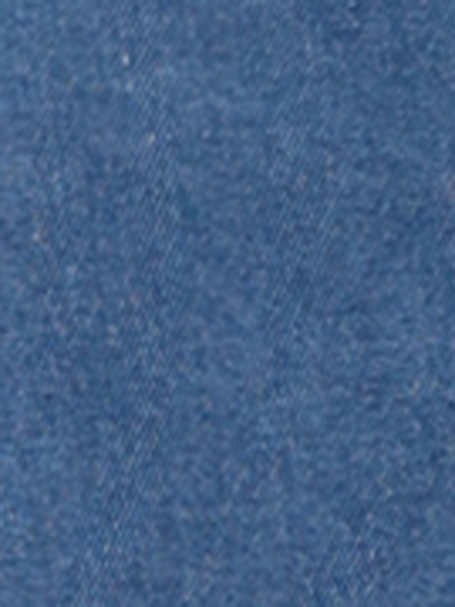 Notched Lapel Denim Single Breasted Shoulder Pad Blazer Jackets