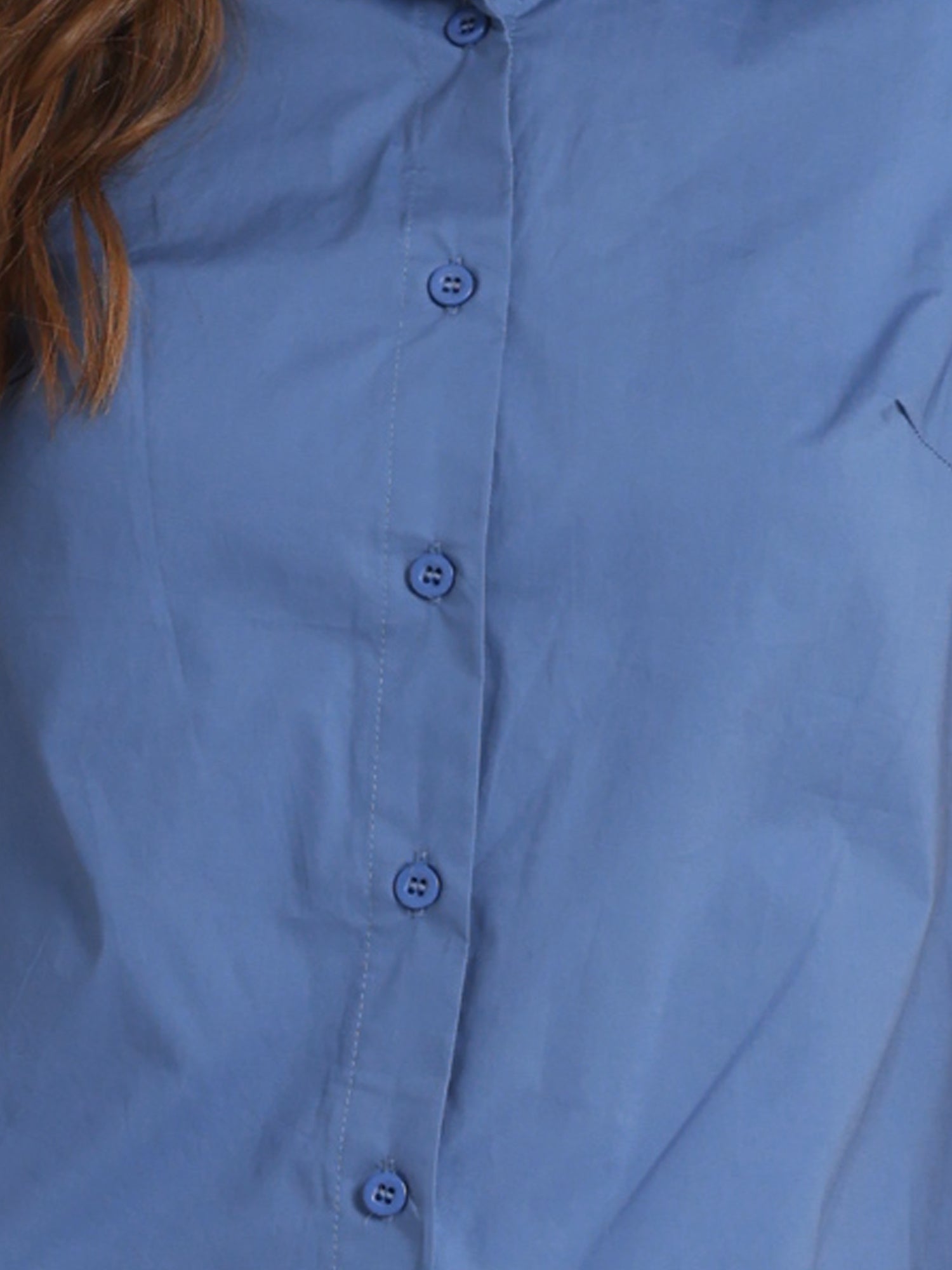 Puff Short Sleeve Turn Down Collared Office Button Down Shirt