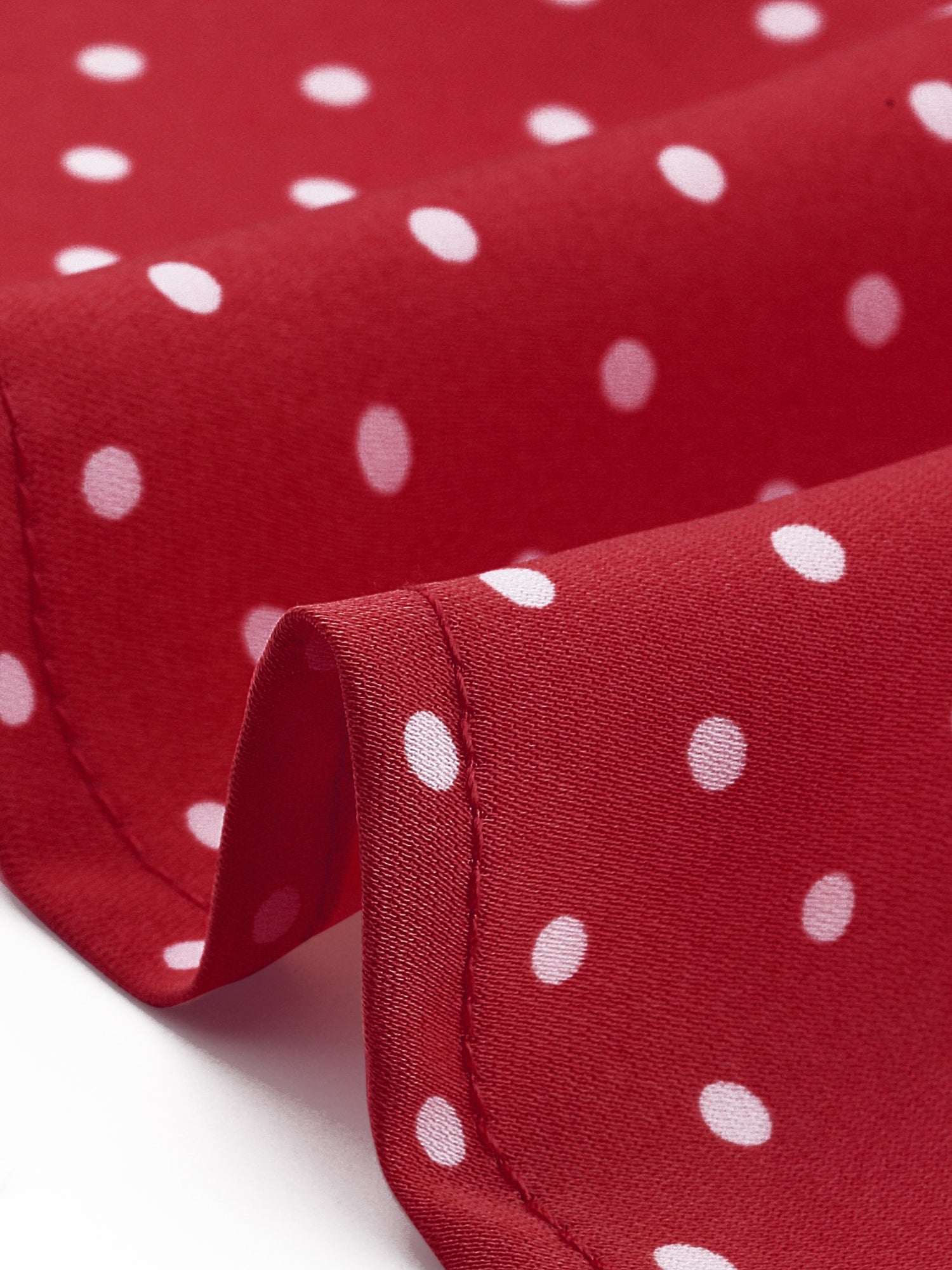 Short Sleeve Casual Cherry Print Notched Lapel Collar Shirt Blouse