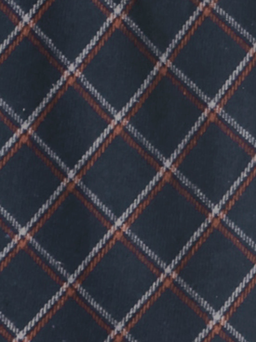 Vintage Plaid Tartan Elastic Waist Knee Length A-Line Skirt