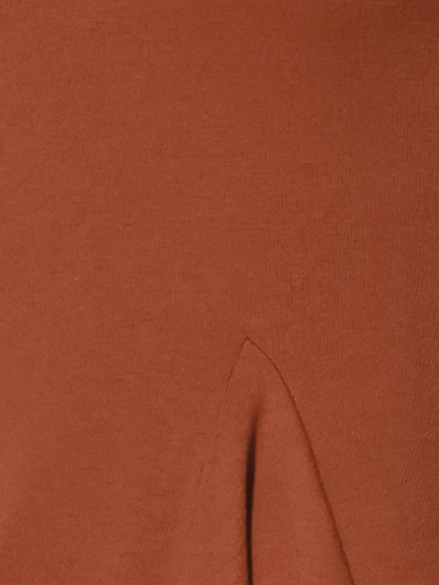 Long Sleeve Scoop Neck Casual Peplum Blouse